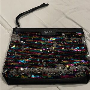 Victoria's Secret Multicolor Sequin Wristlet